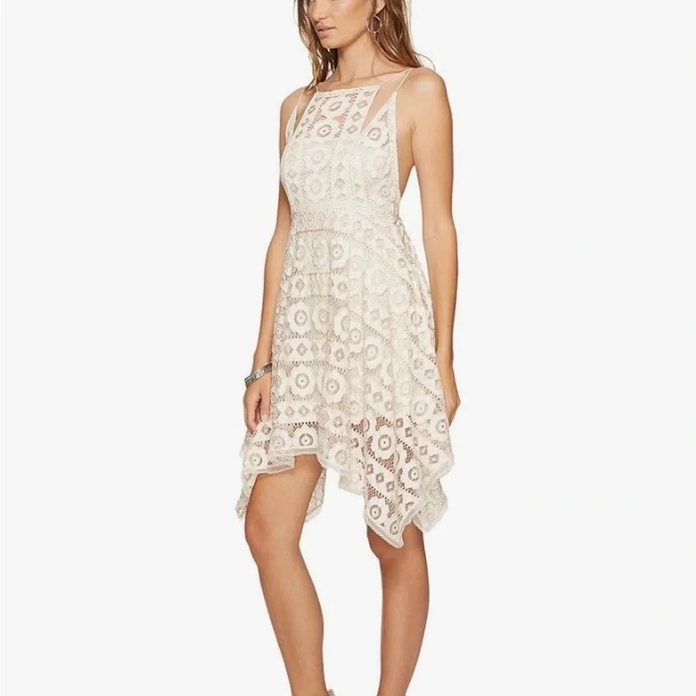 Free People just like honey lace dress 10